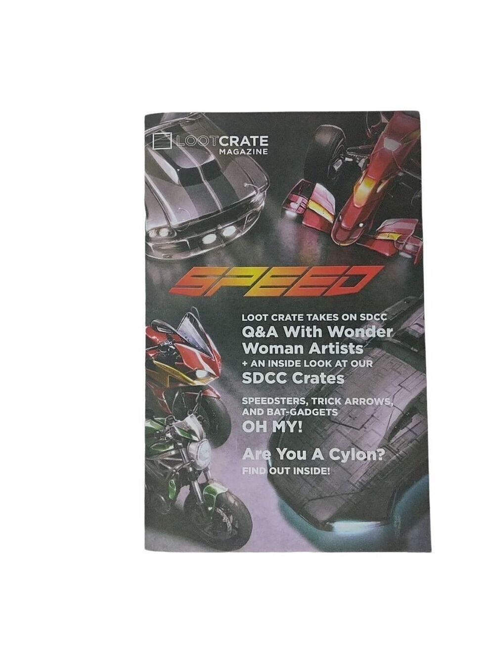 Loot Crate Magazine October 2016 Speed